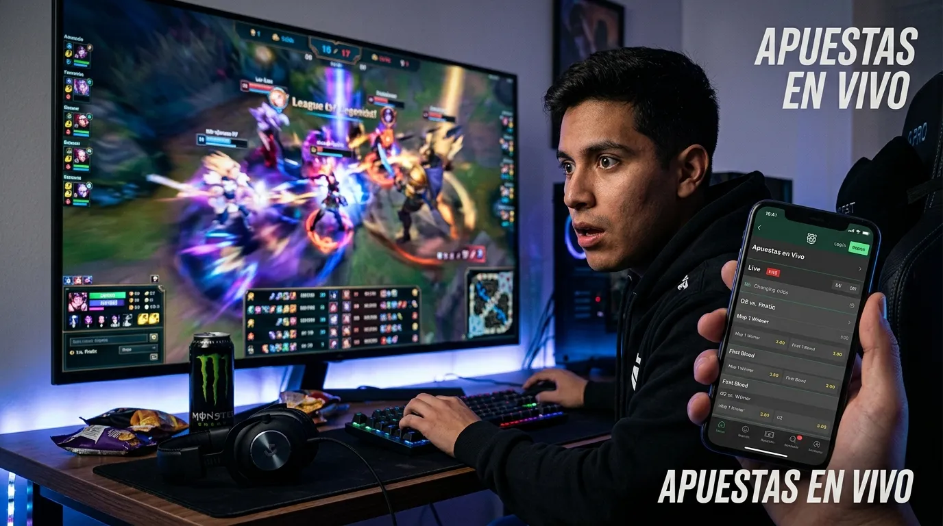Apuestas en vivo en partida de League of Legends