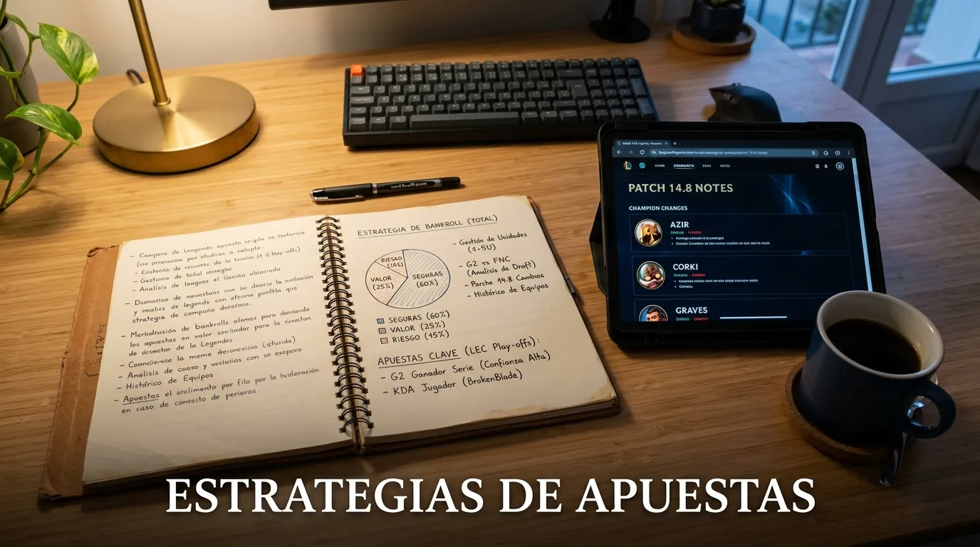 Estrategias de apuestas en League of Legends con gestión de bankroll